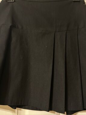 Joe Benbasset Black Pleated Skater Skirt